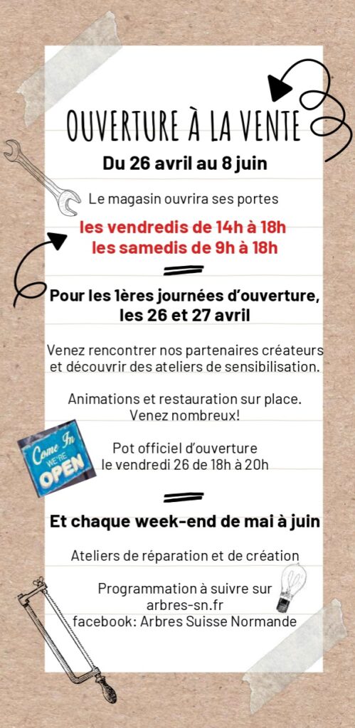 Ouverture à la vente